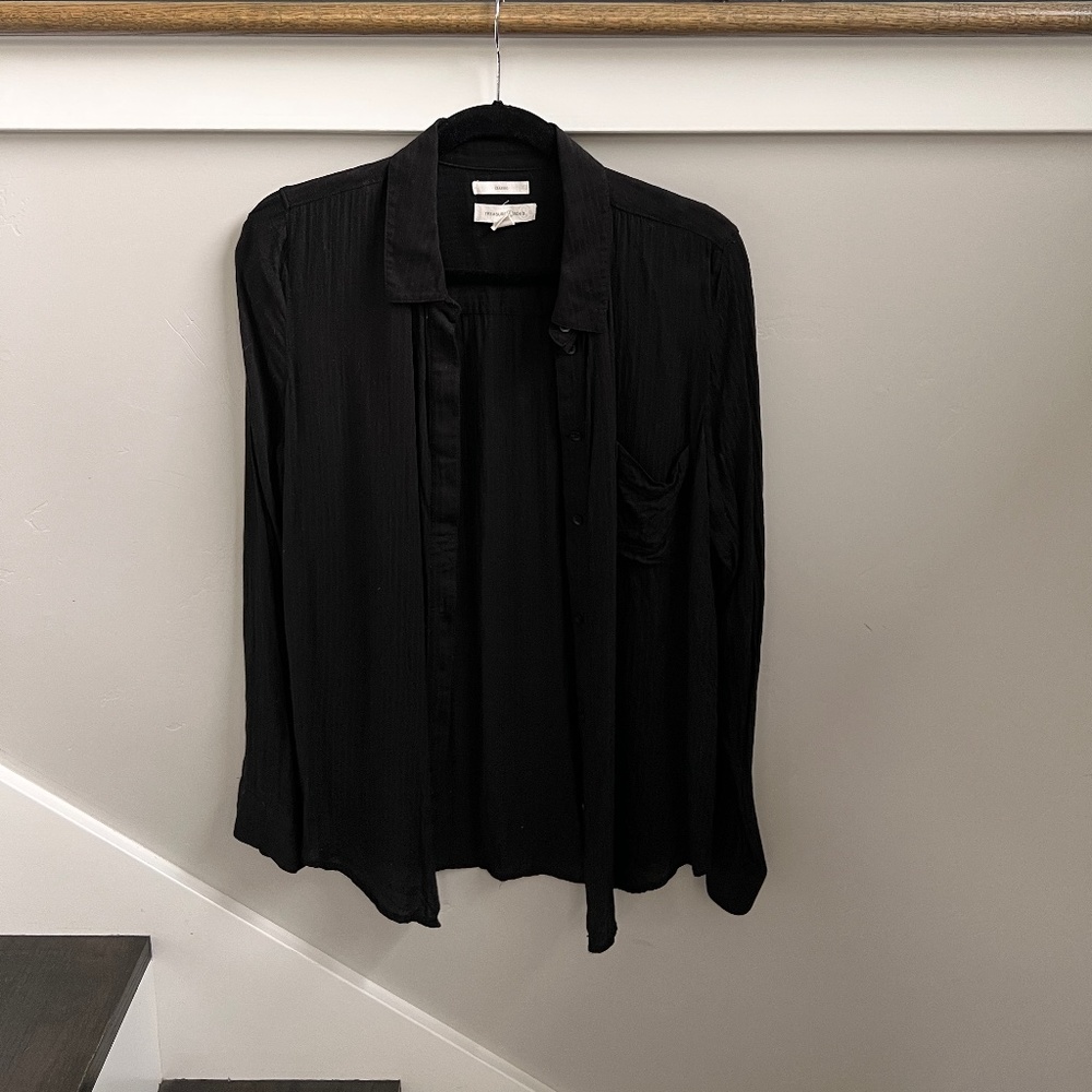 Treasure and Bond Dobby Classic Button Down Shirt